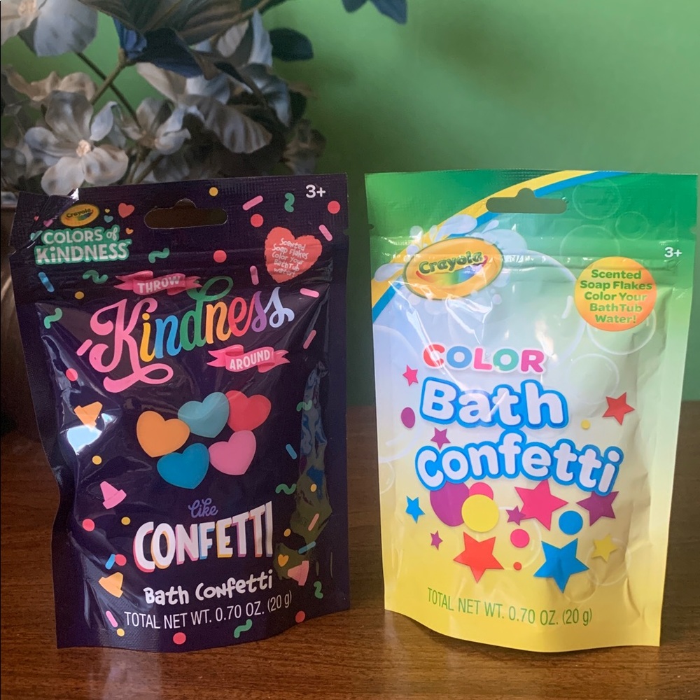 It’s bundle time! NWOT Crayola 2pc Bath Confetti Set - Picture 1 of 4